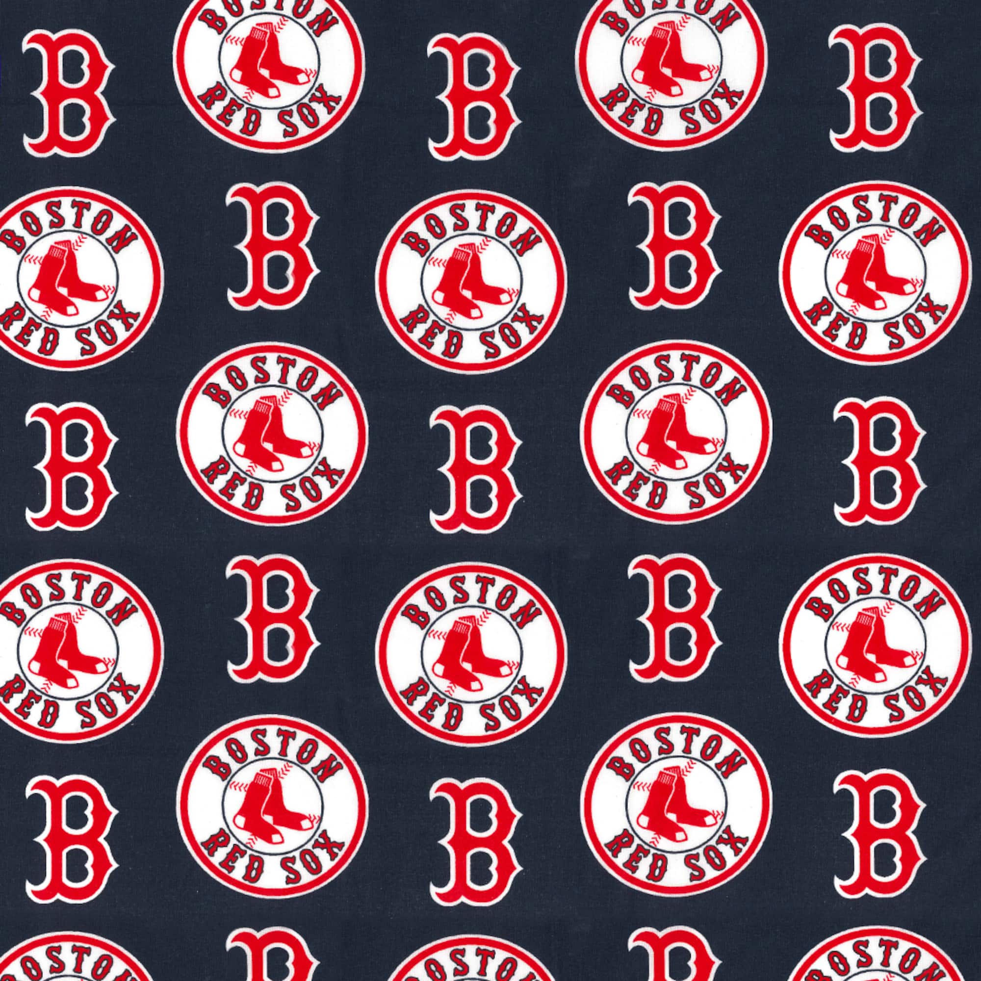 MLB Boston Red Sox Cotton Fabric